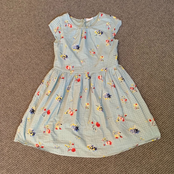Gap Kids Sweet Blue Floral Sundress - Picture 1 of 5